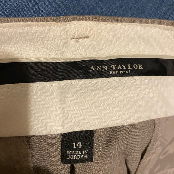 Gray Ann Taylor pants size 14 - Picture 3 of 3